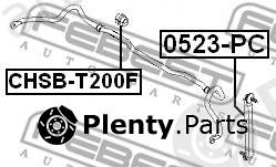  FEBEST part CHSB-T200F (CHSBT200F) Stabiliser Mounting
