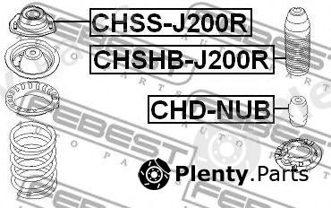  FEBEST part CHSHBJ200R Protective Cap/Bellow, shock absorber