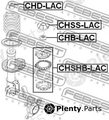  FEBEST part CHSHBLAC Protective Cap/Bellow, shock absorber