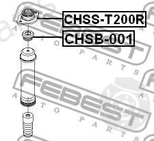  FEBEST part CHSST200R Mounting, shock absorbers