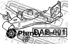  FEBEST part DAB001 Control Arm-/Trailing Arm Bush