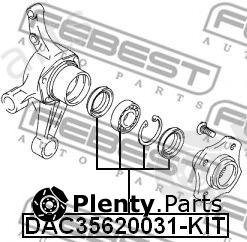 FEBEST part DAC35620031KIT Wheel Bearing Kit