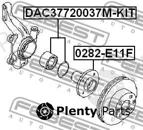  FEBEST part DAC37720037MKIT Wheel Bearing Kit