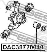  FEBEST part DAC38720040 Wheel Bearing