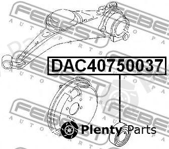  FEBEST part DAC40750037 Wheel Bearing