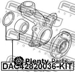  FEBEST part DAC42820036KIT Wheel Bearing