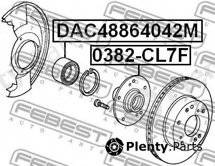  FEBEST part DAC48864042M Wheel Bearing