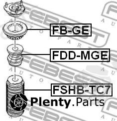  FEBEST part FB-GE (FBGE) Anti-Friction Bearing, suspension strut support mounting