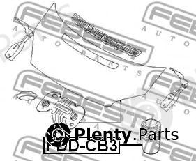  FEBEST part FDD-CB3 (FDDCB3) Buffer, bonnet