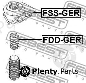  FEBEST part FDD-GER (FDDGER) Shock Absorber