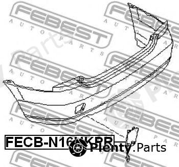  FEBEST part FECBN16UKPR Cover, towhook