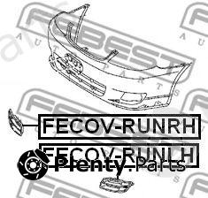  FEBEST part FECOVRUNRH Cap, fog light