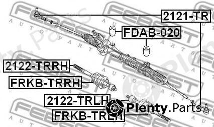  FEBEST part FRKB-TRLH (FRKBTRLH) Bellow, steering