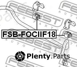  FEBEST part FSBFOCIIF18 Stabiliser Mounting