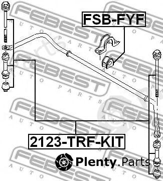  FEBEST part FSBFYF Stabiliser Mounting