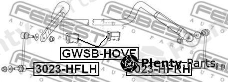  FEBEST part GWSB-HOVF (GWSBHOVF) Stabiliser Mounting