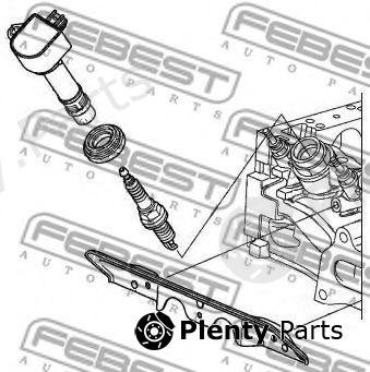  FEBEST part HCP-002 (HCP002) Sealing Ring, spark plug shaft