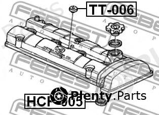  FEBEST part HCP-005 (HCP005) Sealing Ring, spark plug shaft