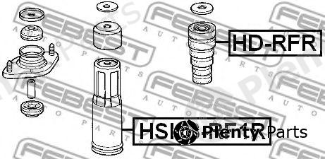 FEBEST part HDRFR Shock Absorber