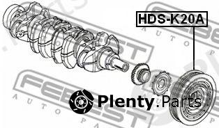  FEBEST part HDSK20A Belt Pulley, crankshaft