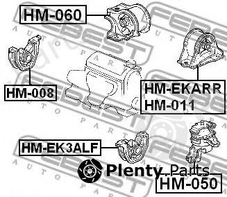  FEBEST part HM-050 (HM050) Engine Mounting