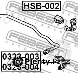  FEBEST part HSB002 Stabiliser Mounting