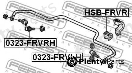  FEBEST part HSB-FRVR (HSBFRVR) Stabiliser Mounting