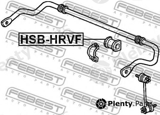  FEBEST part HSBHRVF Stabiliser Mounting