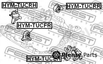  FEBEST part HYM-TUCRR (HYMTUCRR) Engine Mounting