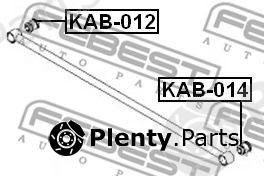  FEBEST part KAB-012 (KAB012) Control Arm-/Trailing Arm Bush