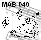  FEBEST part MAB049 Control Arm-/Trailing Arm Bush