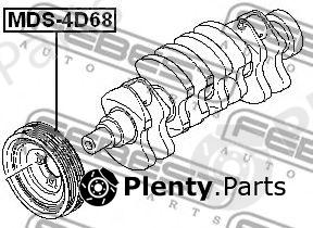  FEBEST part MDS4D68 Belt Pulley, crankshaft