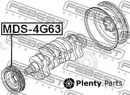  FEBEST part MDS4G63 Belt Pulley, crankshaft