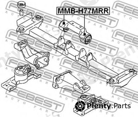  FEBEST part MMB-H77MRR (MMBH77MRR) Engine Mounting