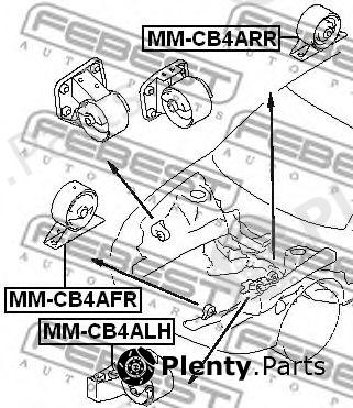  FEBEST part MMCB4ARR Engine Mounting