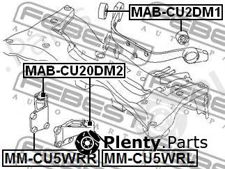  FEBEST part MM-CU5WRL (MMCU5WRL) Mounting, differential