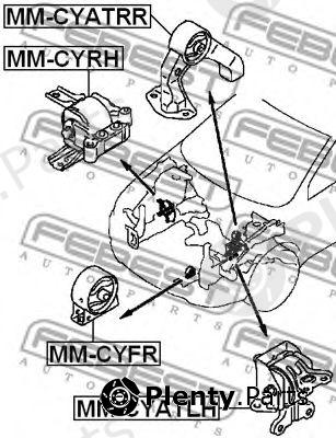  FEBEST part MM-CYATRR (MMCYATRR) Engine Mounting