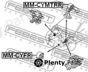  FEBEST part MM-CYMTRR (MMCYMTRR) Engine Mounting