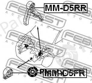  FEBEST part MMD5RR Engine Mounting