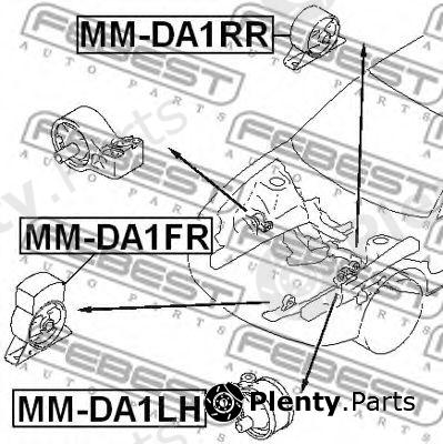  FEBEST part MMDA1LH Engine Mounting