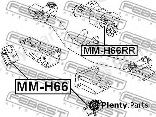  FEBEST part MMH66 Engine Mounting