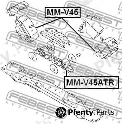  FEBEST part MMV45ATR Engine Mounting