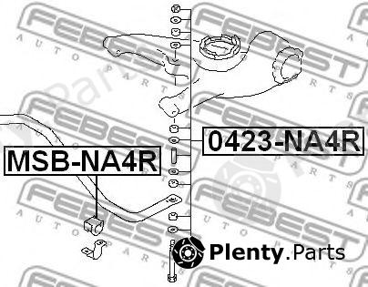  FEBEST part MSBNA4R Stabiliser Mounting