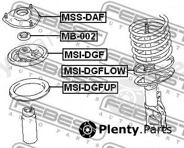  FEBEST part MSSDAF Mounting, shock absorbers