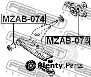  FEBEST part MZAB073 Control Arm-/Trailing Arm Bush