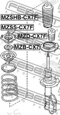  FEBEST part MZB-CX7 (MZBCX7) Anti-Friction Bearing, suspension strut support mounting