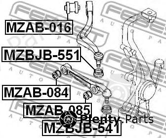  FEBEST part MZBJB-541 (MZBJB541) Repair Kit, ball joint