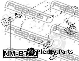  FEBEST part MZM-BT50 (MZMBT50) Engine Mounting