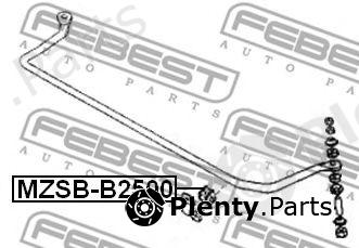  FEBEST part MZSB-B2500 (MZSBB2500) Stabiliser Mounting
