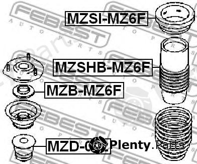  FEBEST part MZSIMZ6F Spring Cap